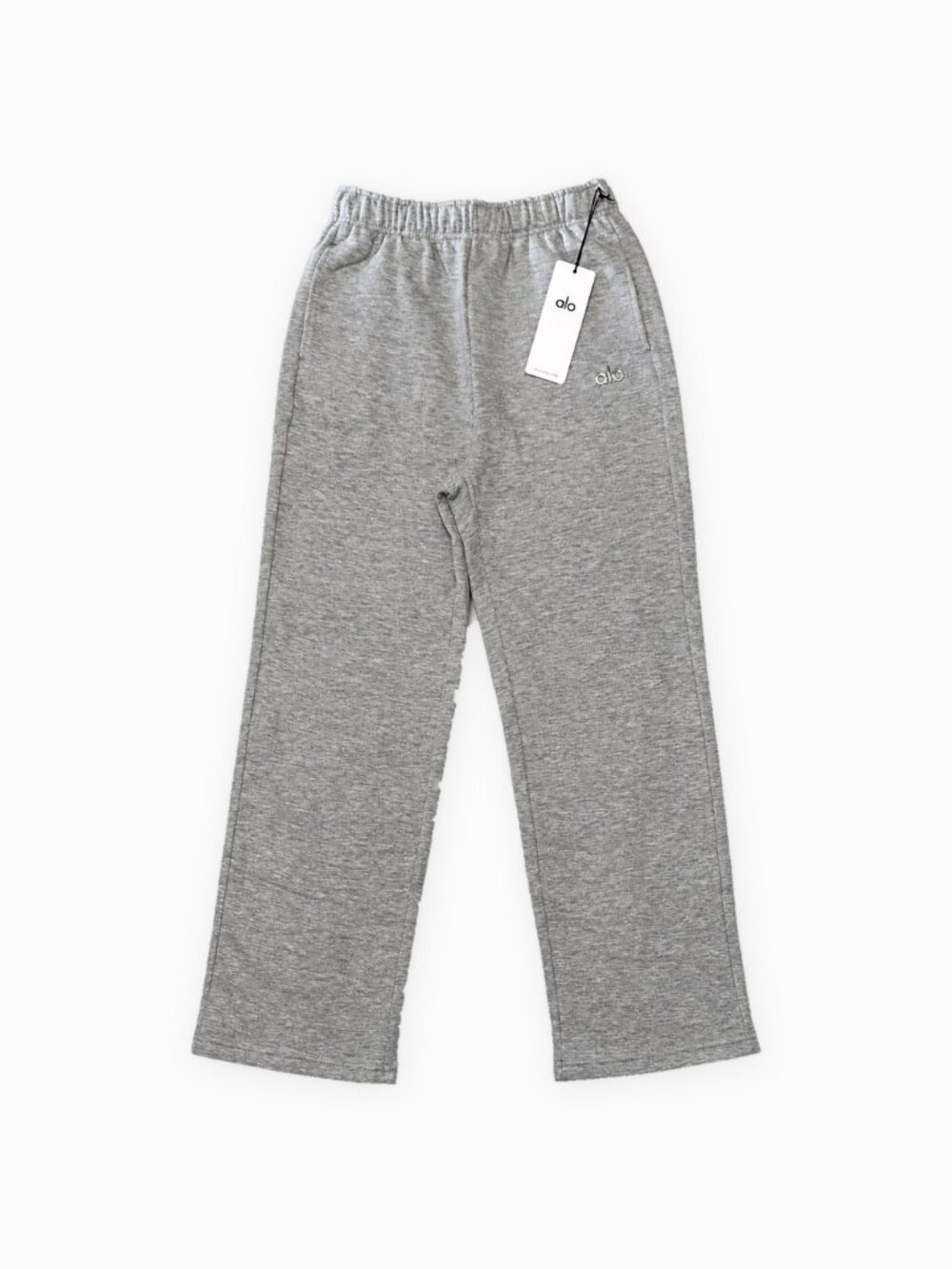 Grey Alo Accolade Straight Leg Sweatpant